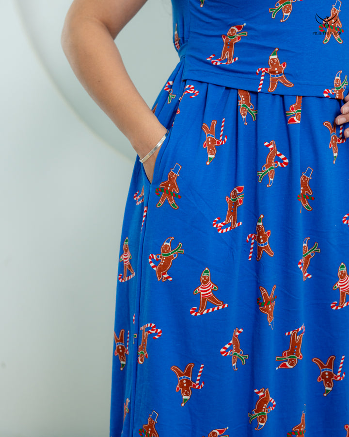 Kiri  SoftCotton Full Length Maternity Loungewear