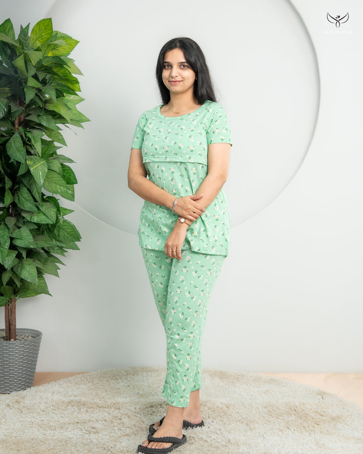 Rahana SoftCotton Maternity Top Pant Set