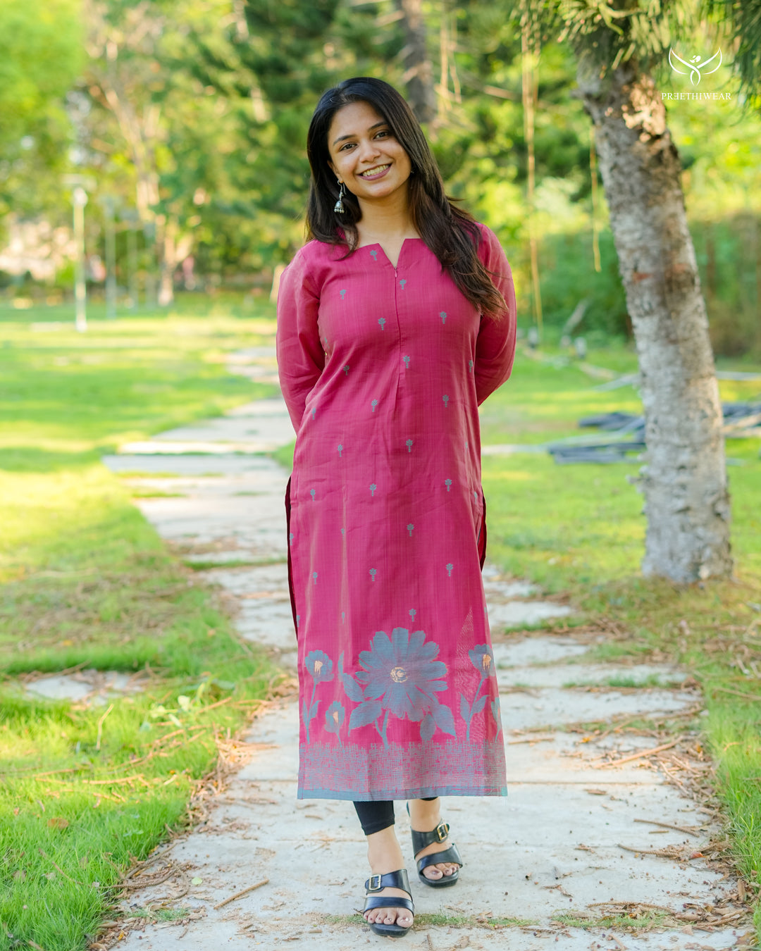 Taarini Maternity Dress with center Zip