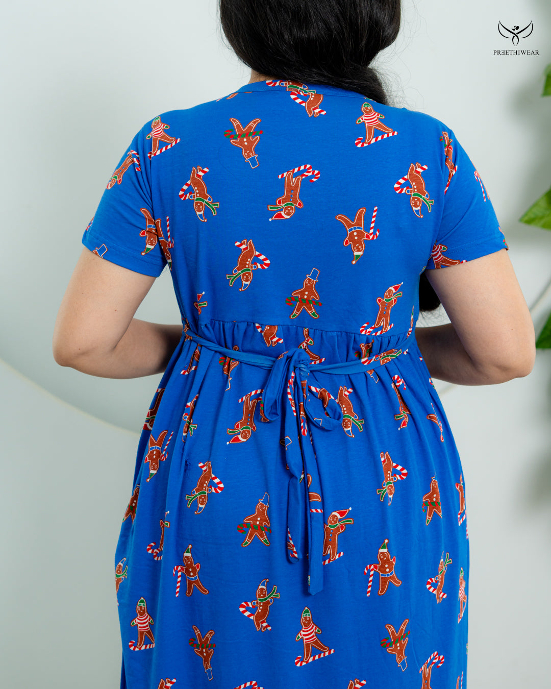 Kiri  SoftCotton Full Length Maternity Loungewear