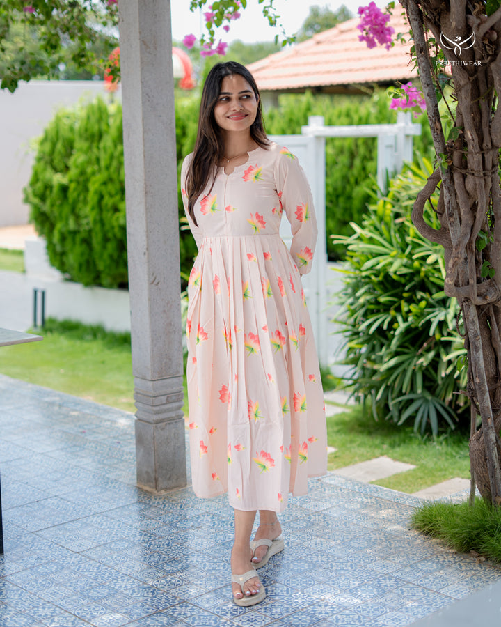 Roobaa Maternity Dress with center Zip