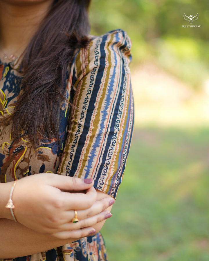 Jameela Maternity Dress with center Zip