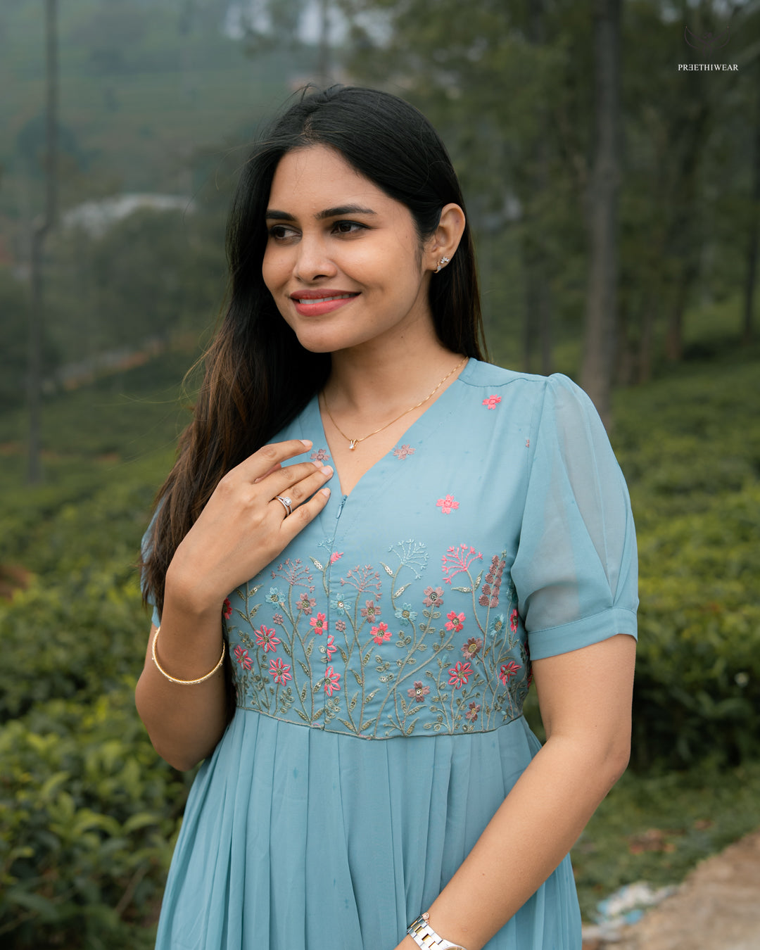 Viya Maternity Dress with center zip