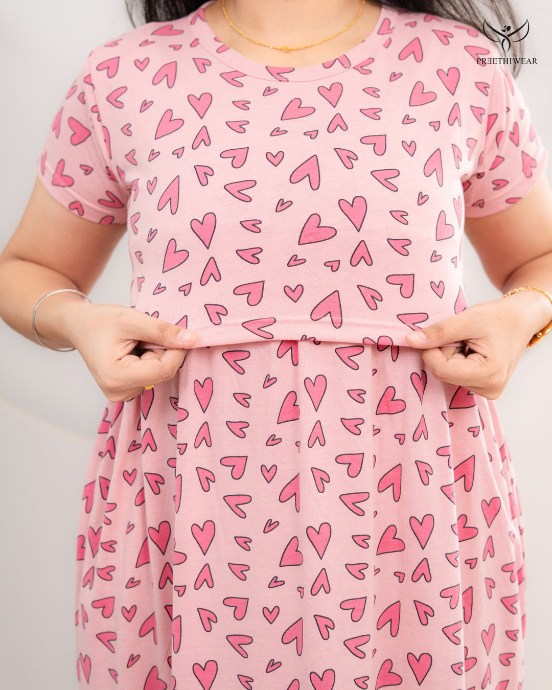 Nivira Soft Cotton Full Length Maternity Loungewear