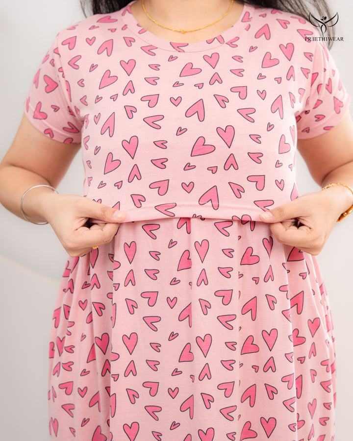 Nivira Soft Cotton Full Length Maternity Loungewear