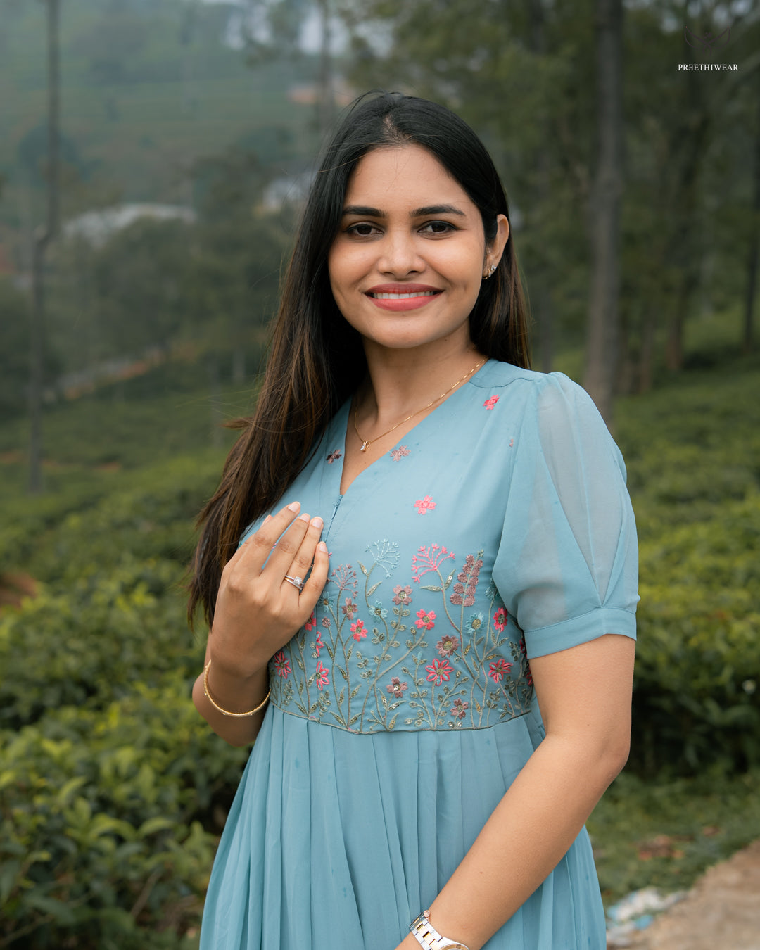 Viya Maternity Dress with center zip