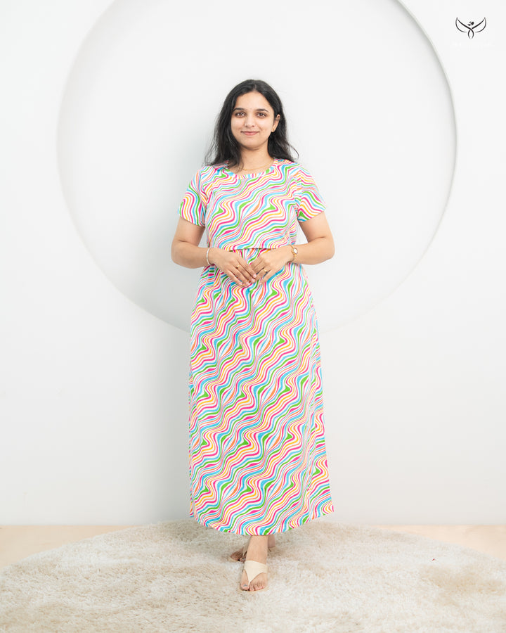 Siddhi1 SoftCotton Full Length Maternity Loungewear