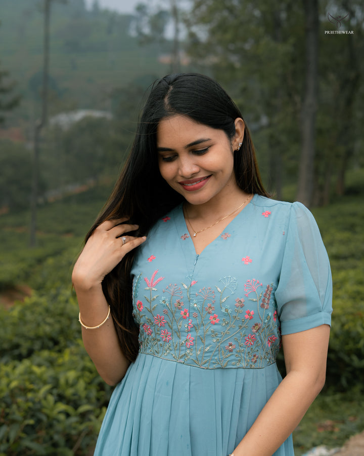 Viya Maternity Dress with center zip