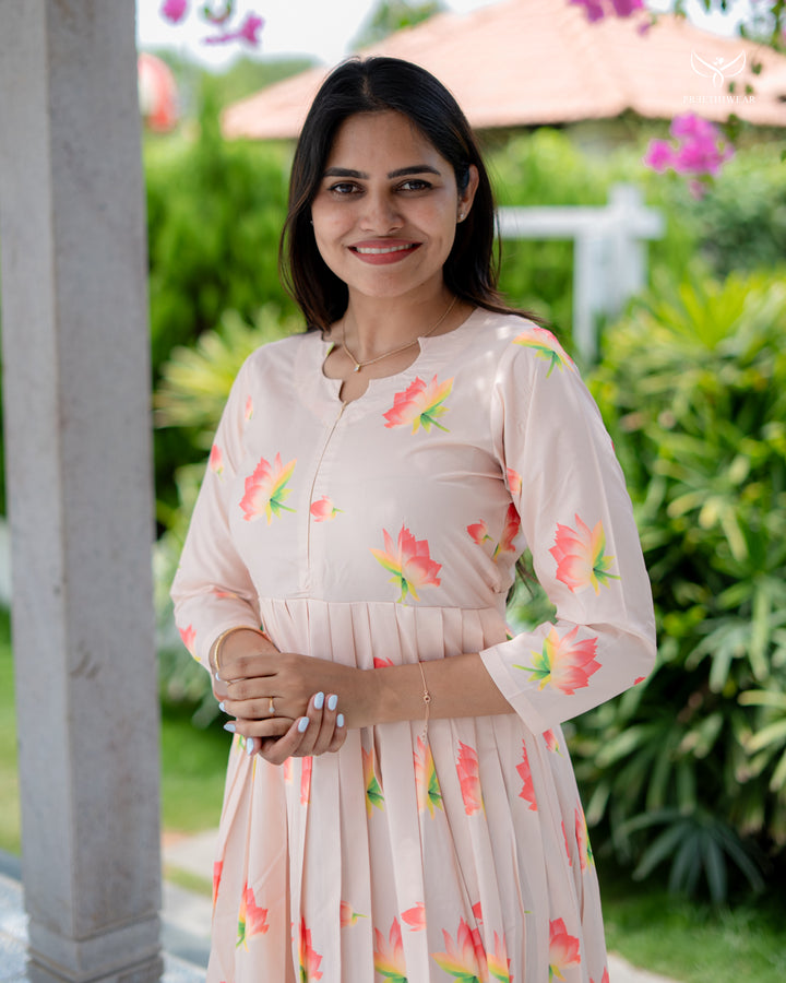 Roobaa Maternity Dress with center Zip