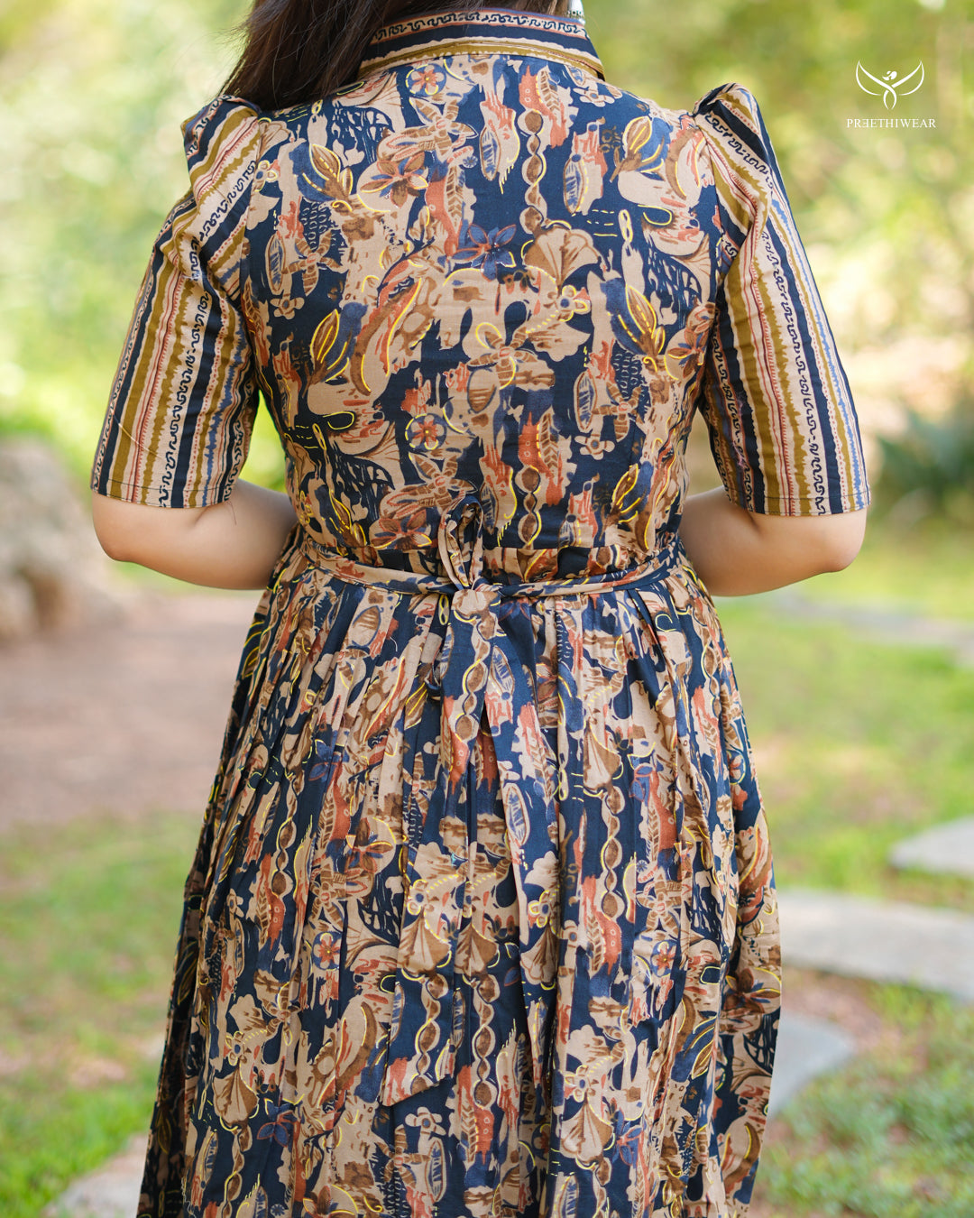 Jameela Maternity Dress with center Zip