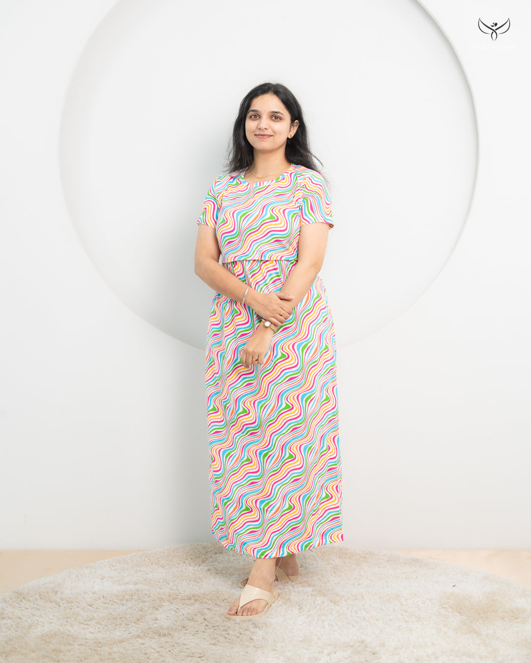 Siddhi1 SoftCotton Full Length Maternity Loungewear