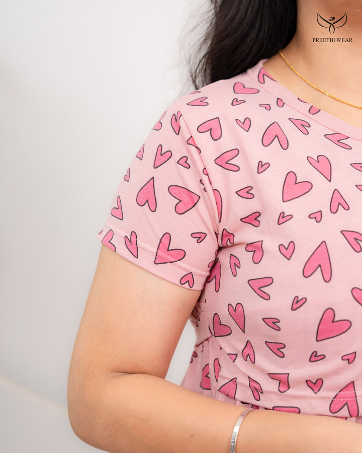 Nivira Soft Cotton Full Length Maternity Loungewear