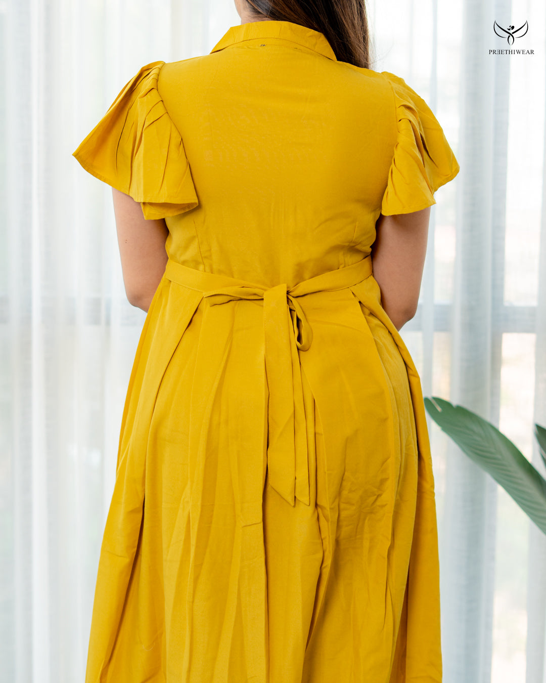 Reyavi  Maternity Dress with center Zip