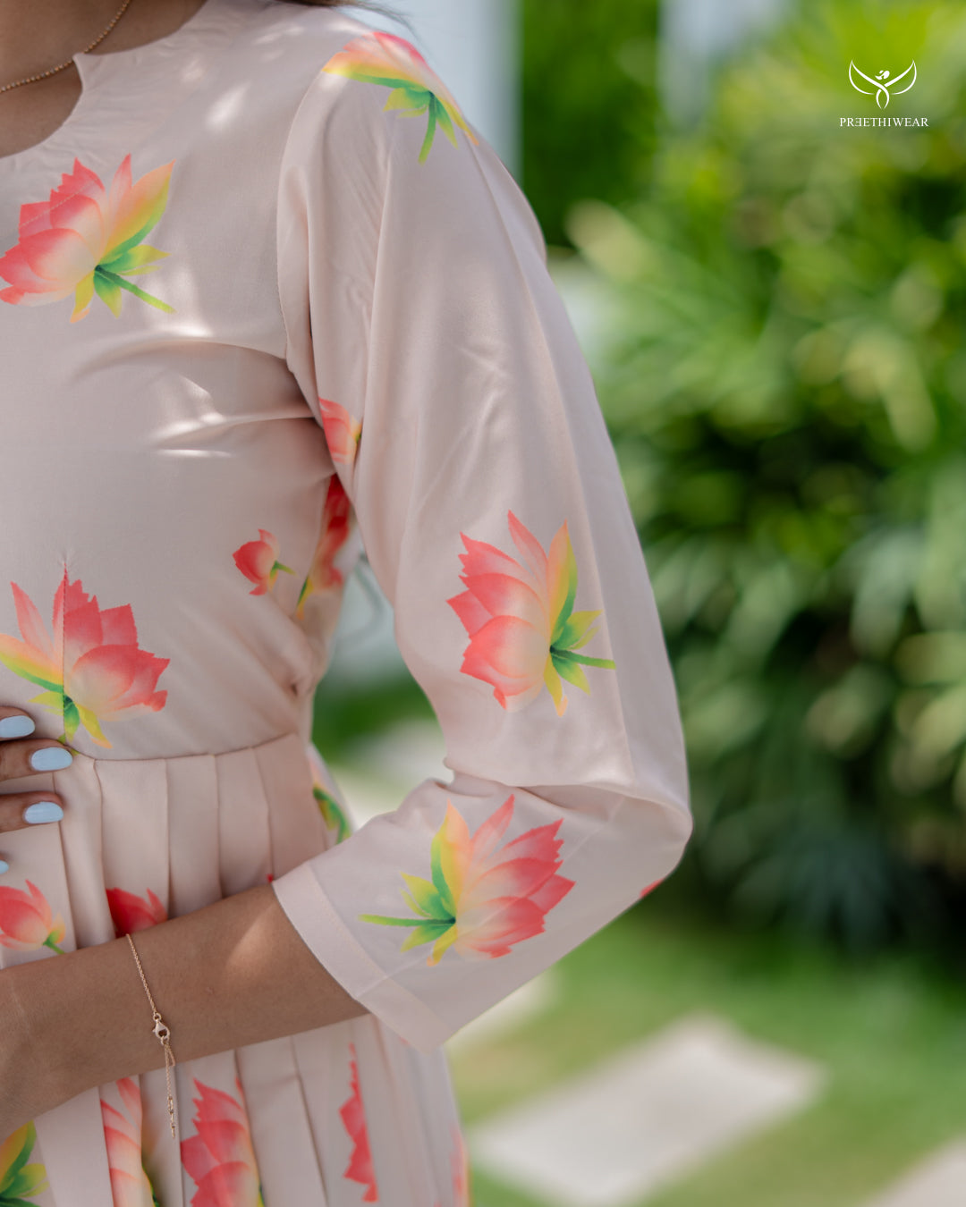 Roobaa Maternity Dress with center Zip