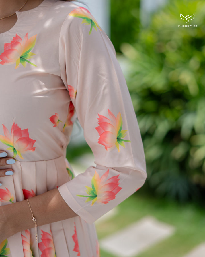 Roobaa Maternity Dress with center Zip