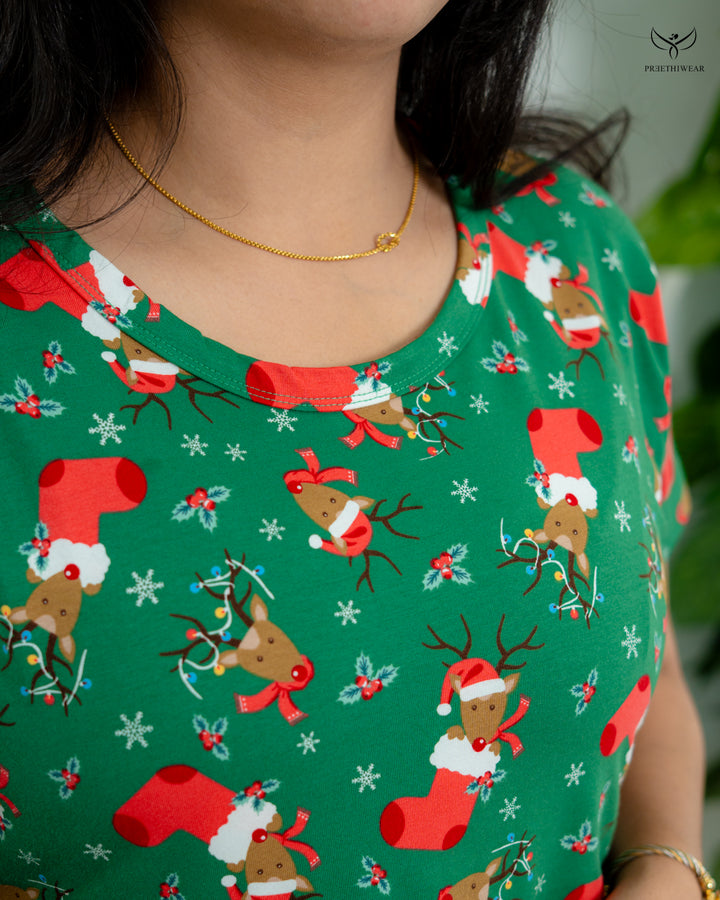 Tejal4  Soft Cotton Full Length Maternity Loungewear