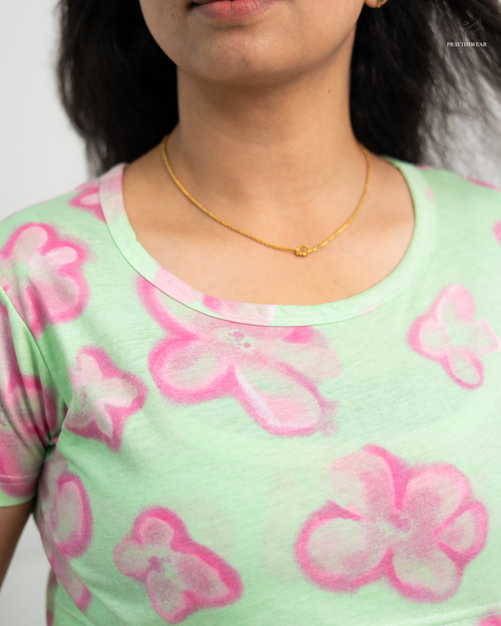 Cynthia Soft Cotton Maternity Top Pant Set