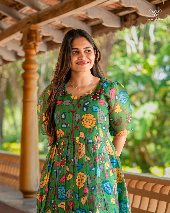 Akshta1 Kalamkari  Maternity Dress