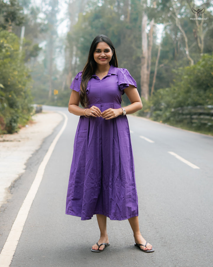 Yashitha Maternity Dress  with center Zip