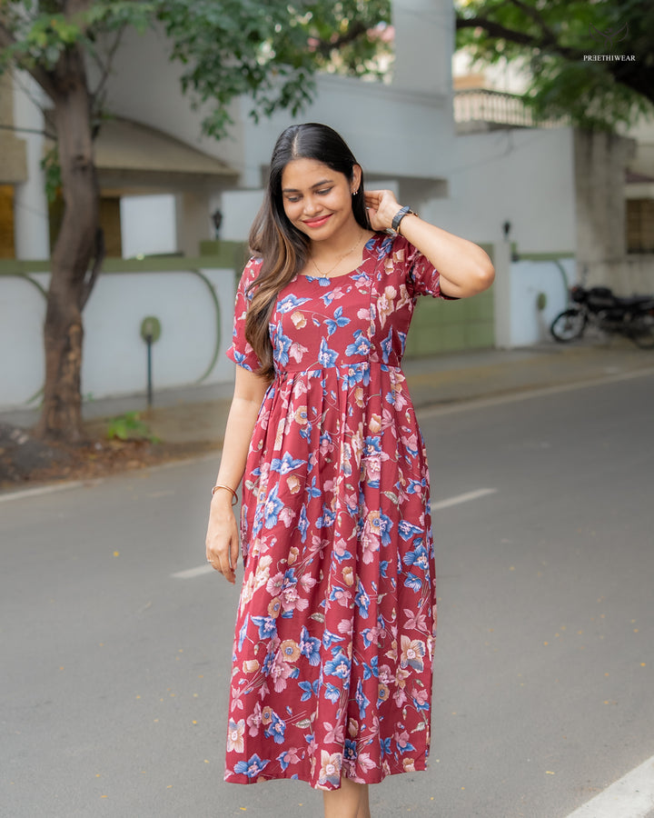 Vandana4 Maternity Dress  (PREORDER-NOV15)