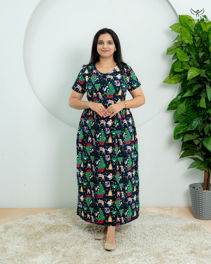 Prarthana  Soft Cotton Full Length Maternity Loungewear