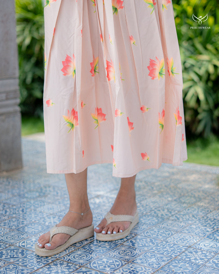 Roobaa Maternity Dress with center Zip