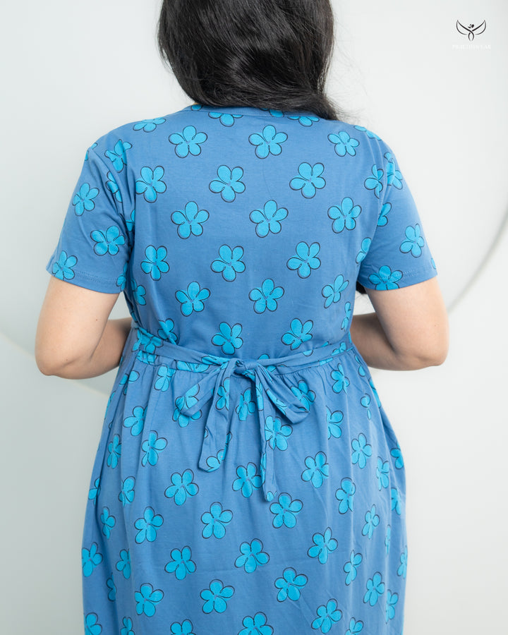 Yasin1  Soft Cotton Full Length Maternity Loungewear