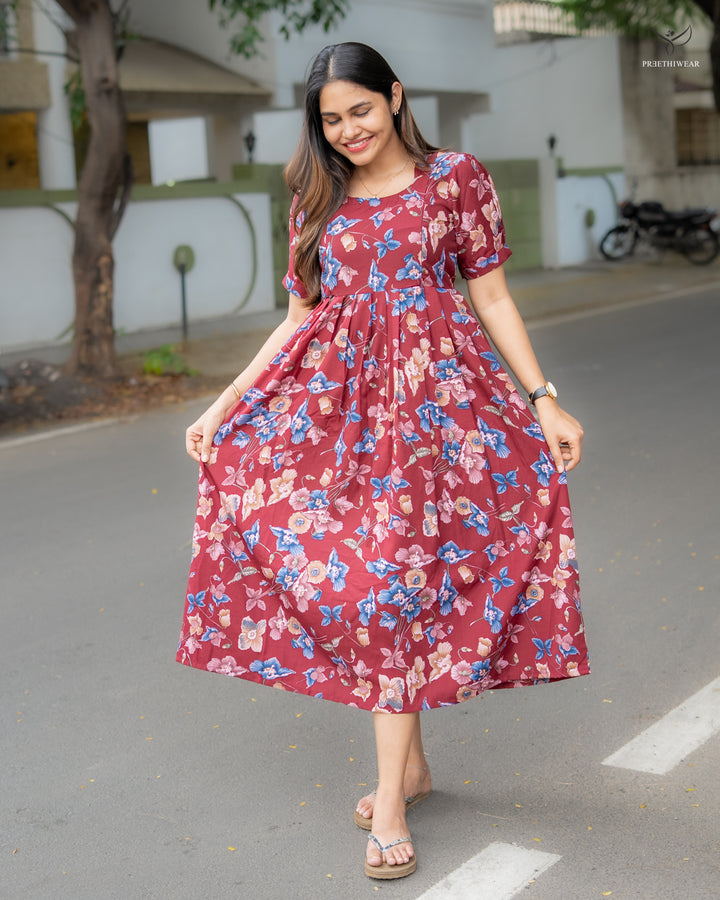 Vandana4 Maternity Dress  (PREORDER-NOV15)