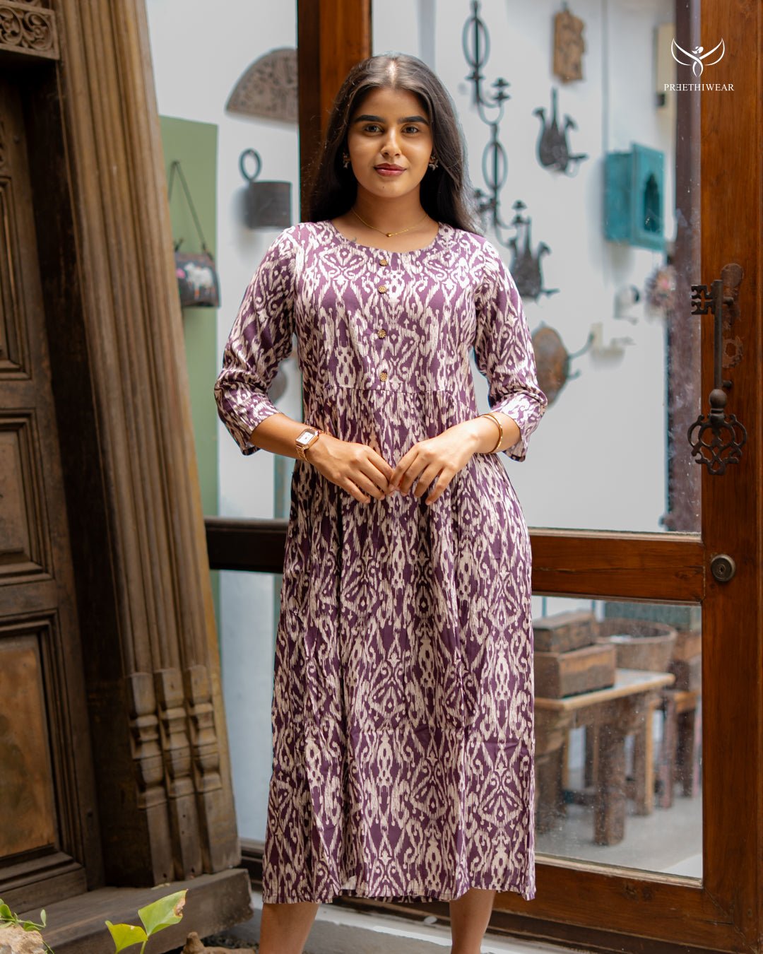Brinda1 Maternity Dress(PREORDER-AUG17)