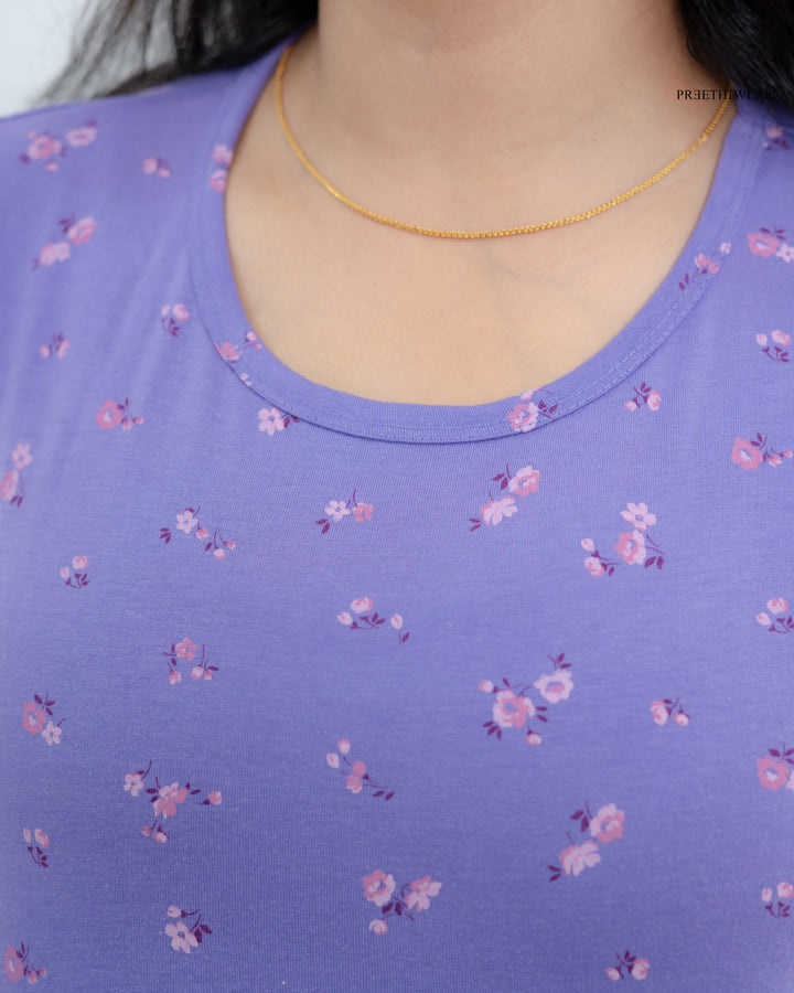 Lalasha Lightweight SoftCotton Calf Length Maternity Loungewear