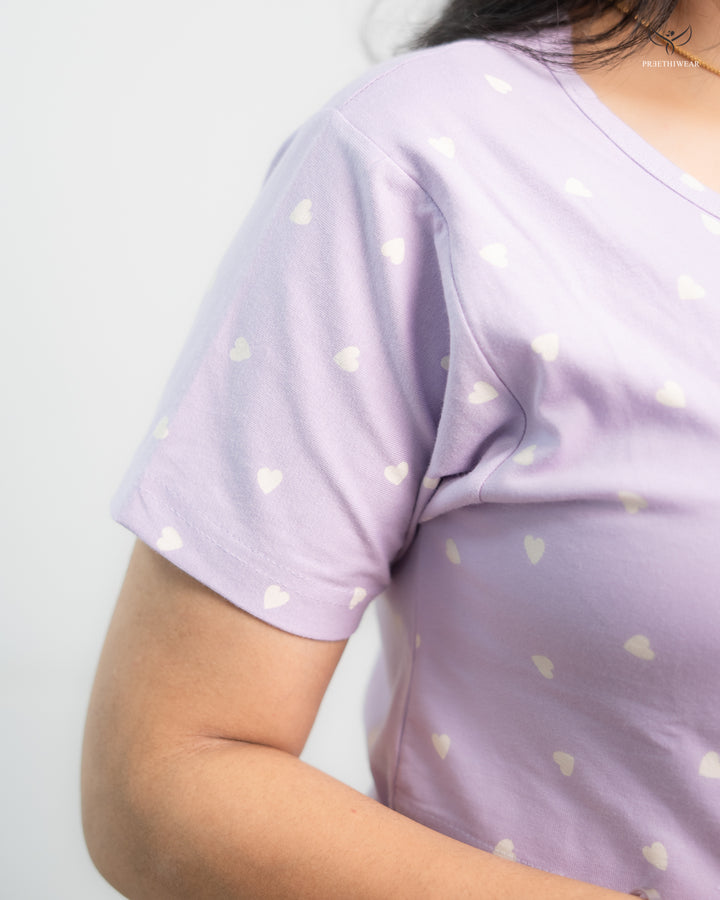 Smitha3  SoftCotton Full Length Maternity Loungewear