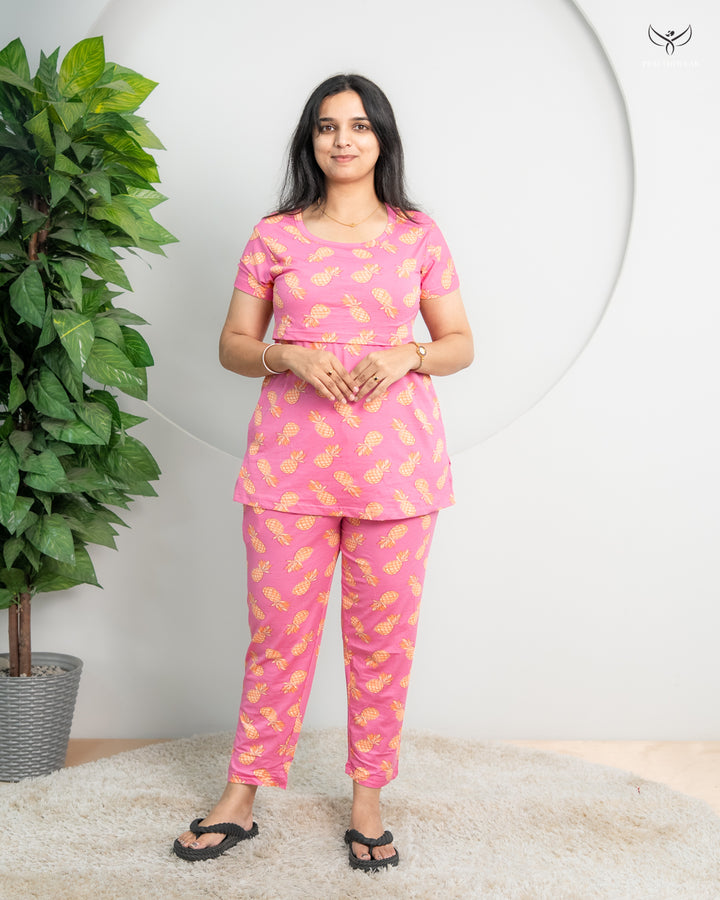Shamili SoftCotton Maternity Top Pant Set