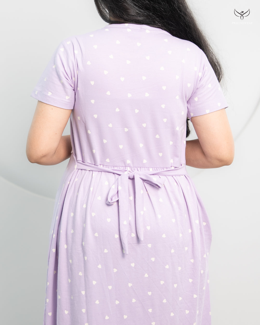 Smitha3  SoftCotton Full Length Maternity Loungewear