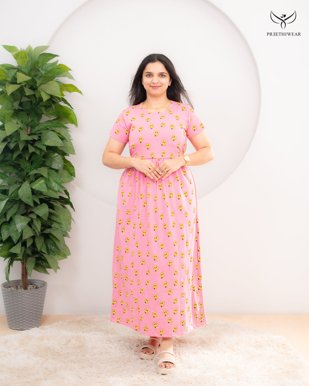 Yasmina Soft Cotton Full Length Maternity Loungewear