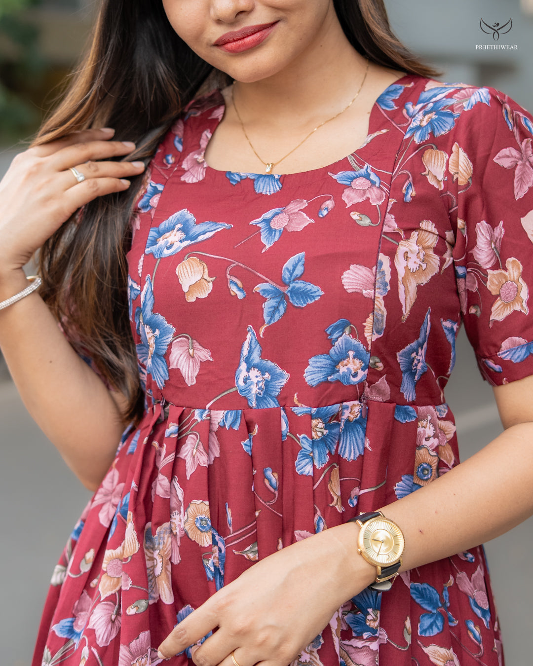 Vandana4 Maternity Dress  (PREORDER-NOV15)