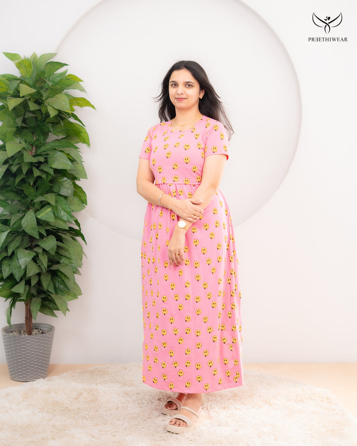 Yasmina Soft Cotton Full Length Maternity Loungewear