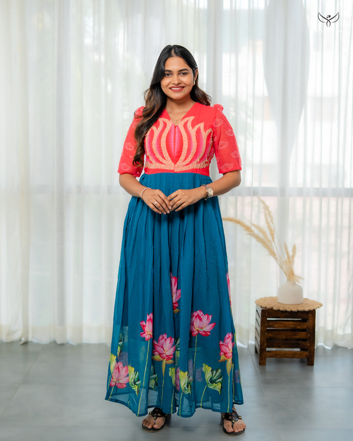 Lalitha2 Maternity Dress with center Zip