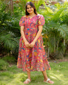 Fathima Kalamkari  Maternity Dress