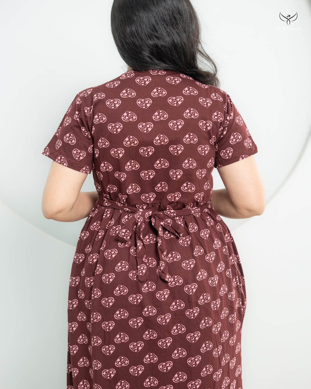Dhuva1  Soft Cotton Full Length Maternity Loungewear