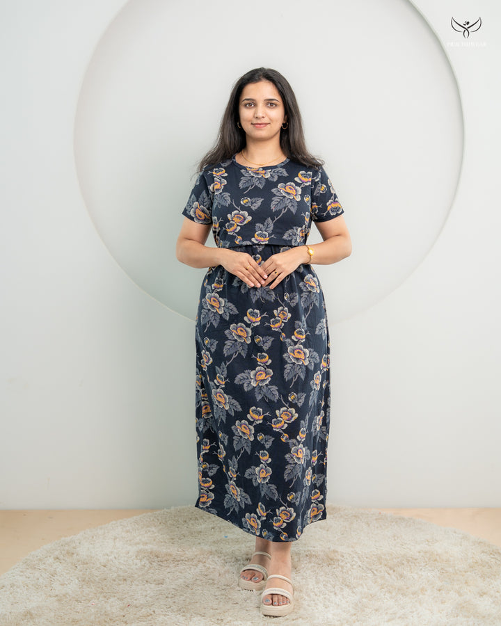 Dhuva  SoftCotton Full Length Maternity Loungewear