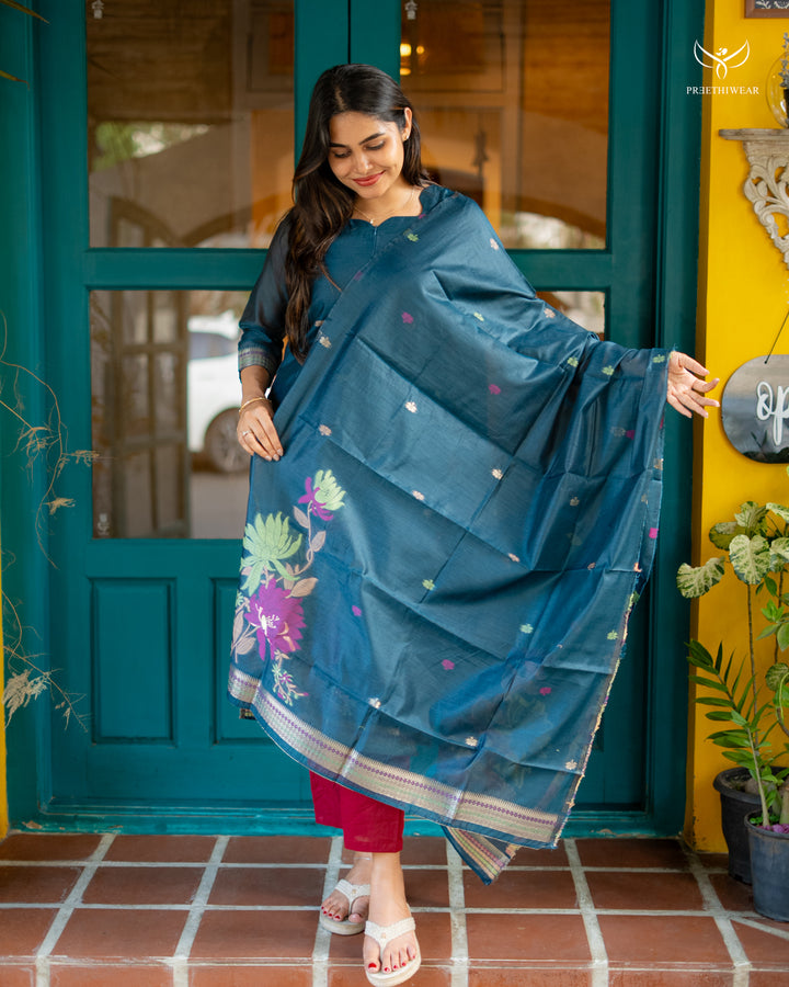 Chandana Maternity Dress with center Zip