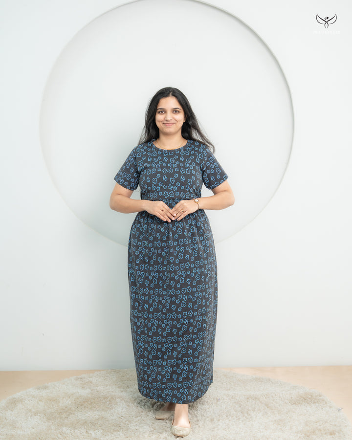 Asmi1  Soft Cotton Full Length Maternity Loungewear