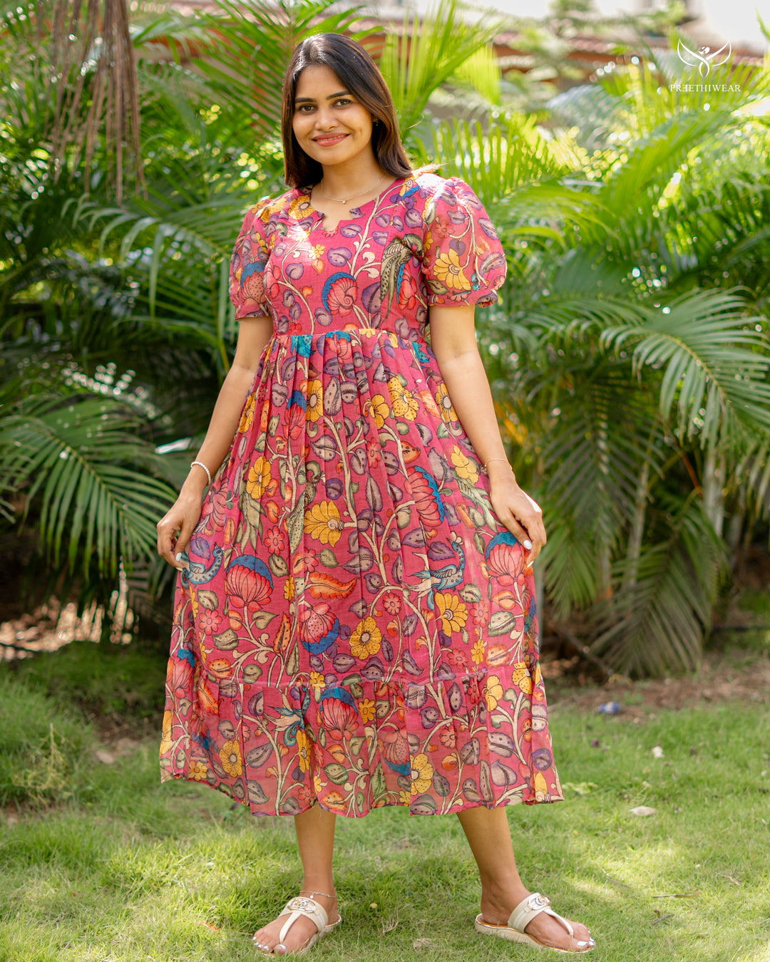 Fathima Kalamkari  Maternity Dress