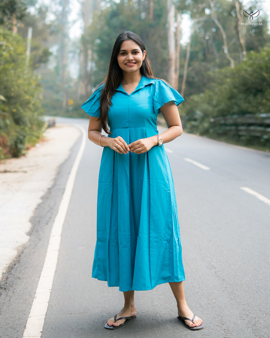 Jiyana  Maternity Dress  with center Zip