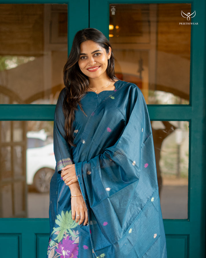 Chandana Maternity Dress with center Zip