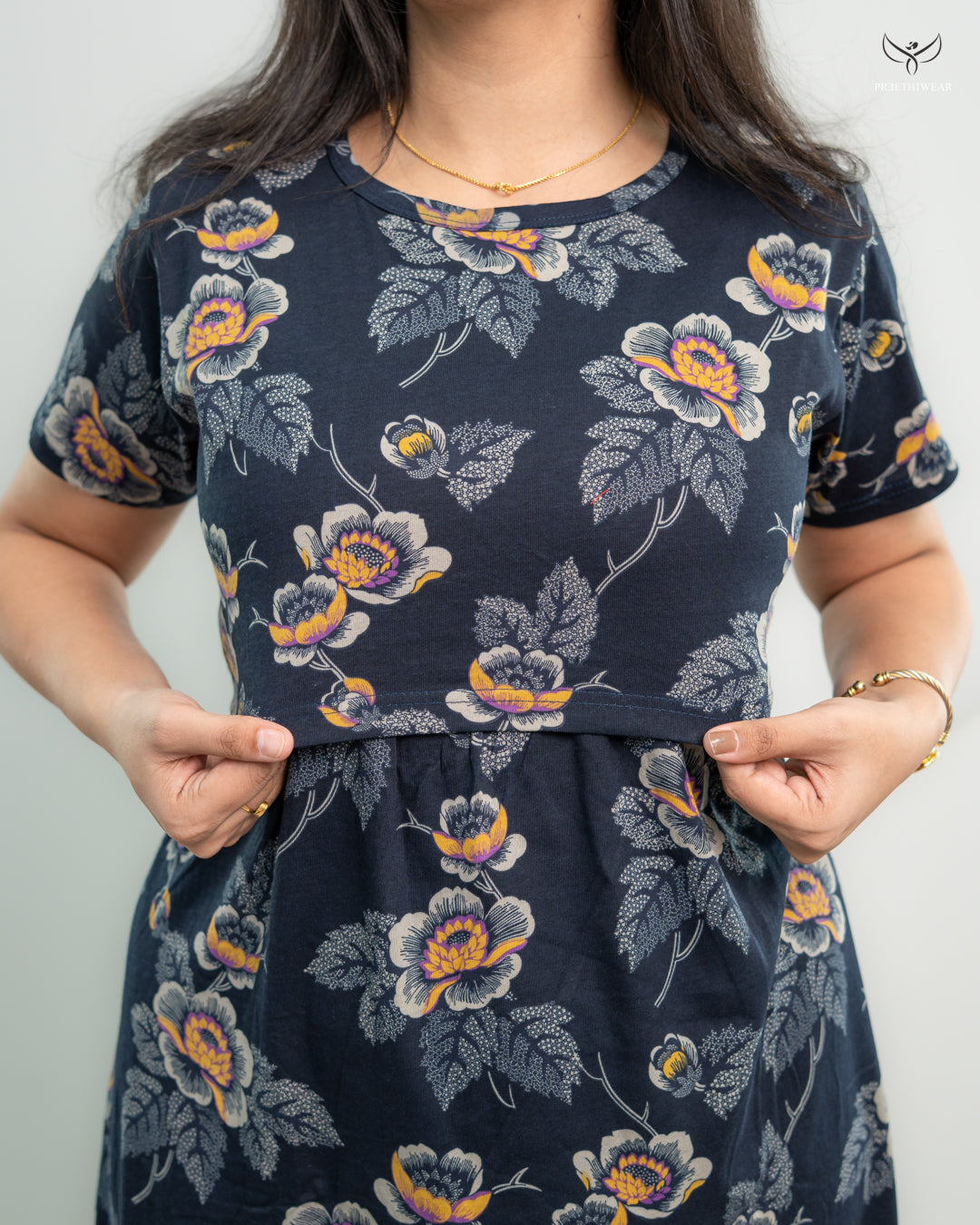 Dhuva  SoftCotton Full Length Maternity Loungewear