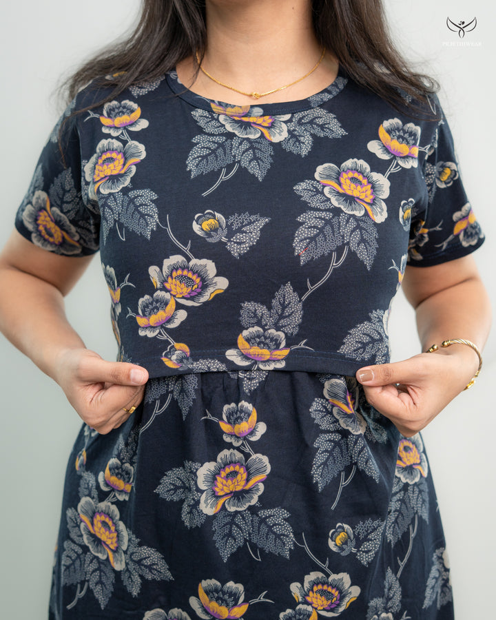 Dhuva  SoftCotton Full Length Maternity Loungewear