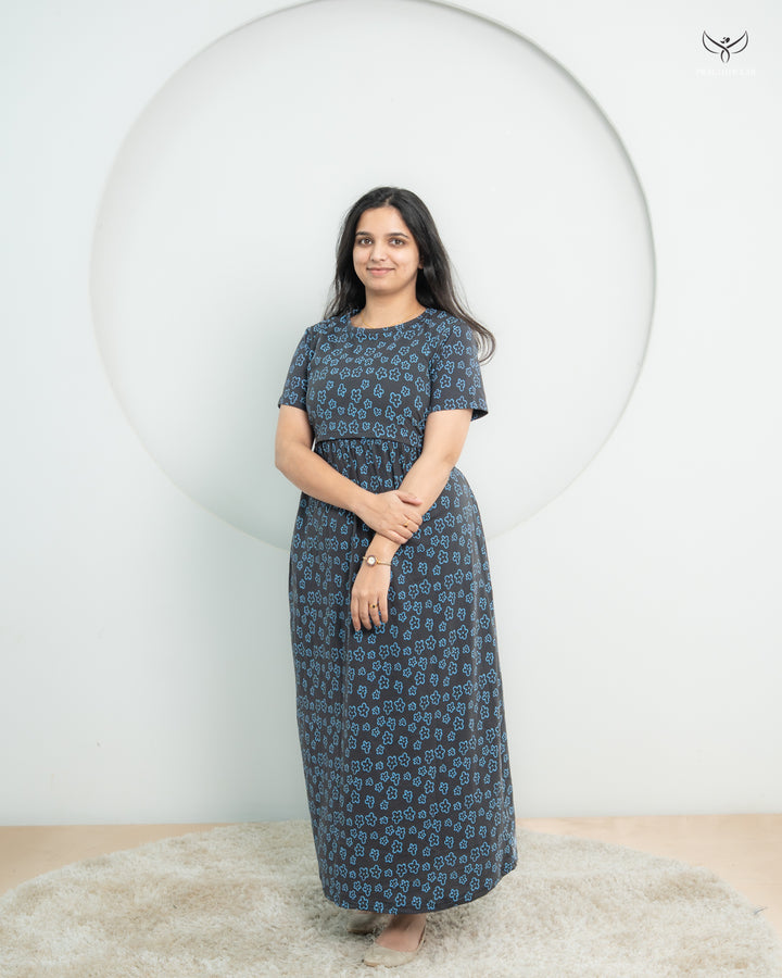 Asmi1  Soft Cotton Full Length Maternity Loungewear
