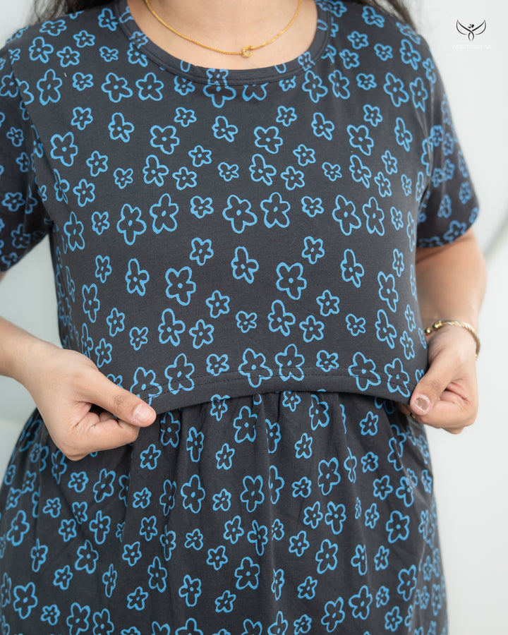 Asmi1  Soft Cotton Full Length Maternity Loungewear