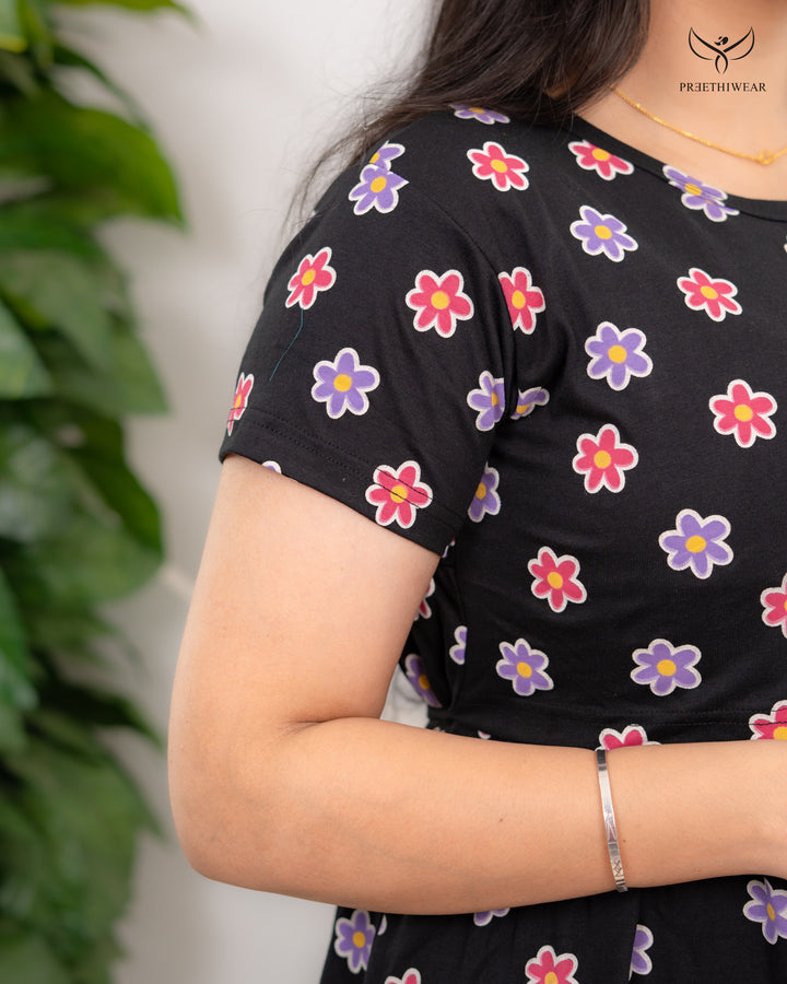 Aarvika Soft Cotton Full Length Maternity Loungewear